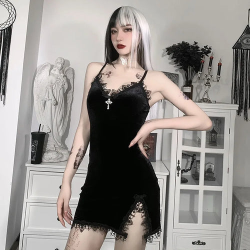 Black Elegant Cross Dress