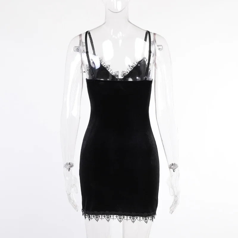 Black Elegant Cross Dress