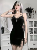 Black Elegant Cross Dress